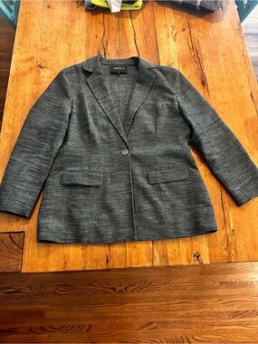 Lafayette 148 New York Empress teal blazer Size 12